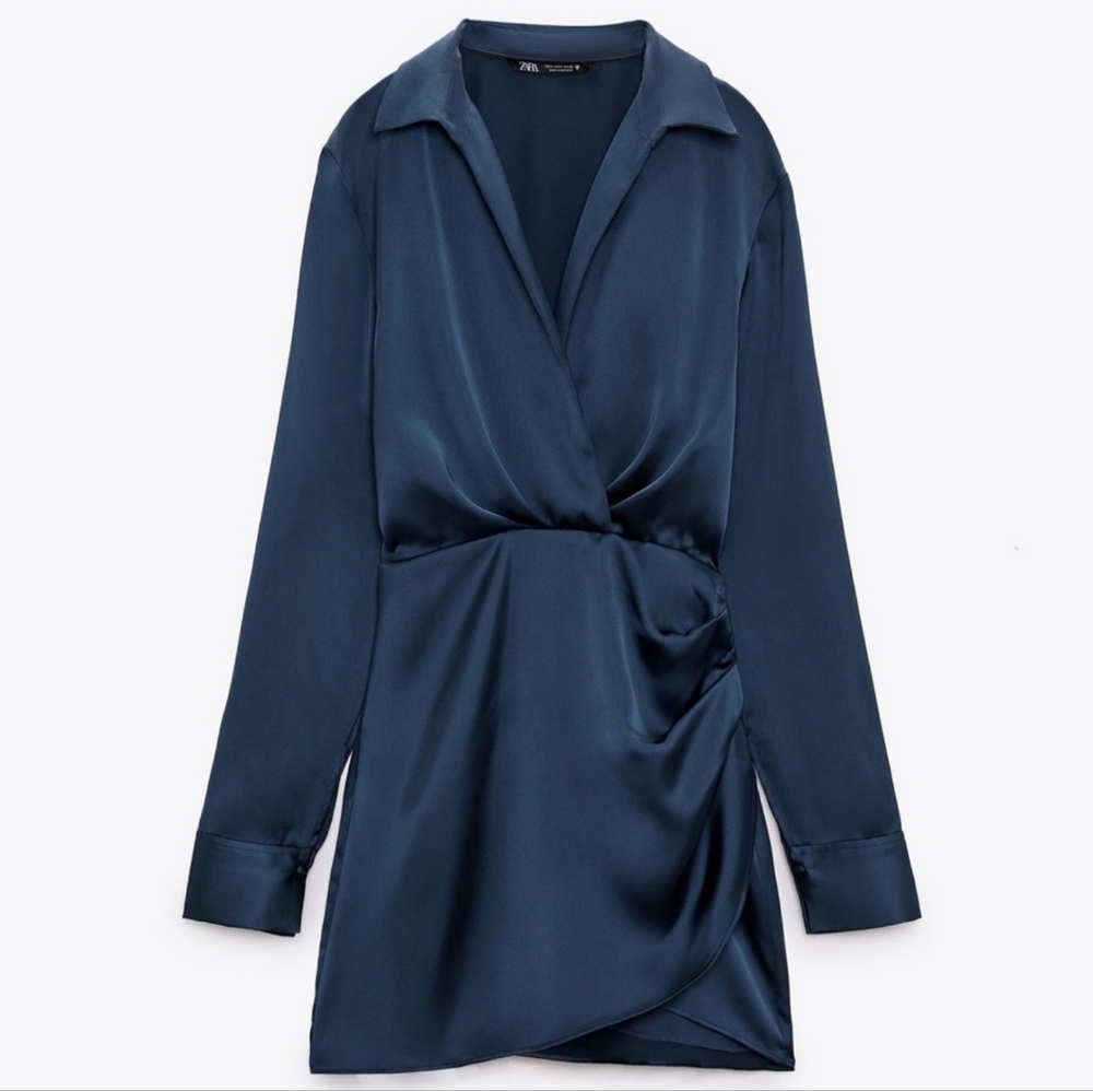 Zara Satin Effect Dress